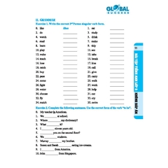 Bài Tập Tiếng Anh Lớp 5 - Global Success (Không Đáp Án)