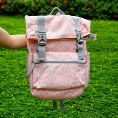 Ba Lô Clever Hippo BKU5202/PINK-GREY Roller Da Báo Kool Urban