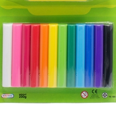 Sáp Nặn Smartkids 12 Màu Neon 4 Khuôn + 1 Cây Lăn SK BL12M5N