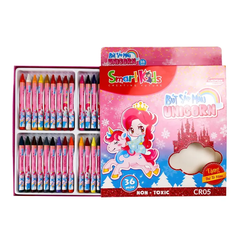 Bút Sáp Màu Smartkids Gift Unicorn CR05 36 Màu