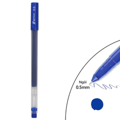 Combo Bút Gel Bitex G08 3 Mực Xanh + 1 Mực Tím + 1 Mực Đỏ (0.5Mm)