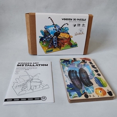 Mô Hình Gỗ Puzzle 3D - Bọ Cánh Cứng Và Môi Trường Sống Của Nó 1896 (68037)