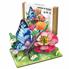 Mô Hình Gỗ Puzzle 3D - Bướm Và Môi Trường Sống Của Nó 1926 (68041)