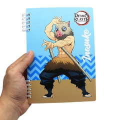 Sổ Lò Xo Kẻ Ngang Thiên Long A5 MB-023/Ds 100gsm 120 Trang - Nhân Vật Demon Slayer - Inosuke