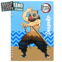 Sổ Lò Xo Kẻ Ngang Thiên Long A5 MB-023/Ds 100gsm 120 Trang - Nhân Vật Demon Slayer - Inosuke