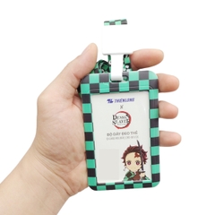 Bộ Dây Đeo Thẻ Thanh Gươm Diệt Quỷ Thiên Long CHD-001/Ds Màu Xanh - Tanjiro
