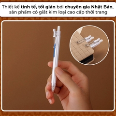 Bút Gel Không Đệm Thiên Long Hoshi GEL-048/HS Ngòi 0.5 MM Mực Xanh, Đen