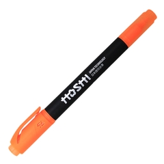 Bút Dạ Quang 2 Đầu Thiên Long Hoshi HL-018/HS Màu Cam