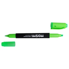 Bút Dạ Quang 2 Đầu Thiên Long Hoshi HL-018/HS Màu Xanh Lá