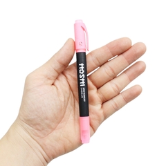 Bút Dạ Quang 2 Đầu Thiên Long Hoshi HL-018/HS Màu Hồng
