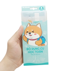 Bộ Dụng Cụ Học Toán Thiên Long BTS-023 Màu Xanh