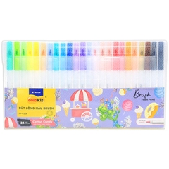 Bút Lông Màu Đầu Brush Colokit FP-C018 Cotton Candy 24 màu