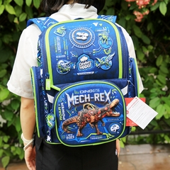 Ba Lô Chống Gù Clever Hippo Fancy Mech Rex Dino BD1222/Blue