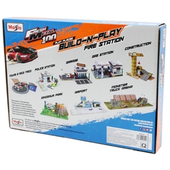 Đồ Chơi Lắp Ráp Trạm Cứu Hỏa, Kèm Mô Hình Máy Bay MT12512