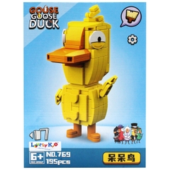 Đồ Chơi Bộ Xếp Hình Goose Goose Duck Vịt Vàng LF67