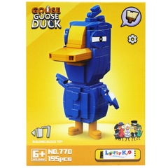 Đồ Chơi Bộ Xếp Hình Goose Goose Duck Vịt Xanh Dương LF68