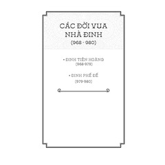 Ngàn Năm Sử Việt - Nhà Đinh - Cờ Lau Dựng Nước