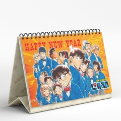 Lịch Để Bàn Thám Tử Lừng Danh Conan 2025 Tặng Kèm Set Bookmark Ivory