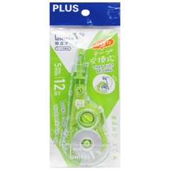 Băng Xóa Kéo Whiper - Plus 100-V040 - Xanh Lá (5mm x 12m)