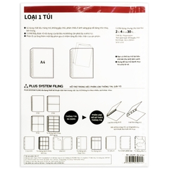 Bìa Lỗ Sơ Mi Plus 141PP 92.372A