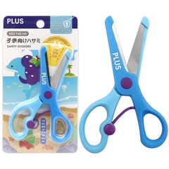 Kéo Lưỡi Kim LoạI Plus Màu Xanh Dương 200-V019