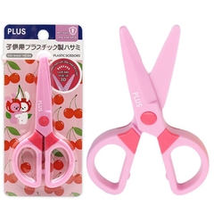 Kéo LưỡI Nhựa Plus Màu Hồng 200-V022