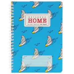 Sổ Lò Xo A5 Hải Tiến Kẻ Ngang 200 Trang 6348 Home