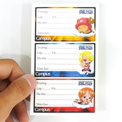 Nhãn Vở Campus One Piece 3661