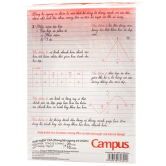 Giấy Kiểm Tra Campus Cấp 2 Có Chấm BSS70G-30-6242