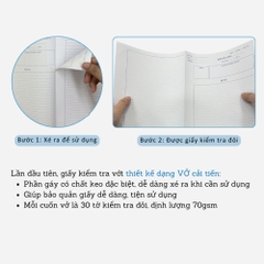 Tập Giấy Kiểm Tra Campus Cấp 2 Xé Được 30 Tờ Đôi 9892