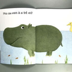 Ehon Nhật bản - Ai Ở Sau Lưng Bạn Thế? Những Người Bạn Bên Bờ Hồ