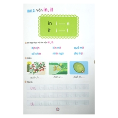 Hành Trang Cho Bé Vào Lớp 1 - Vở Bé Học Tiếng Việt - Dành Cho Trẻ 5-6 Tuổi Quyển 2