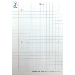 Tủ Sách Bé Vào Lớp 1 - Vở Tập Viết Chữ Cái Viết Thường Tập 2