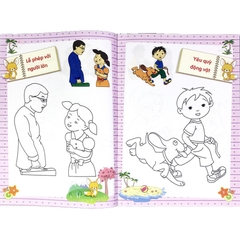 Tập Tô Màu Mẫu Giáo - Chủ Đề Kỹ Năng Sống