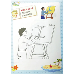 Tập Tô Màu Mẫu Giáo - Chủ Đề Nghề Nghiệp