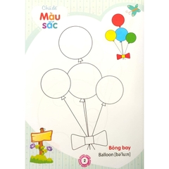 Tập Tô Màu Nhà Trẻ - Chủ Đề Màu Sắc