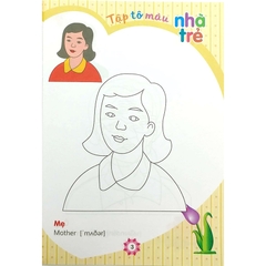 Tập Tô Màu Nhà Trẻ - Chủ Đề Người Thân Của Bé