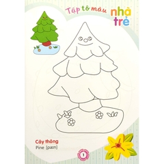 Tập Tô Màu Nhà Trẻ - Chủ Đề Thực Vật