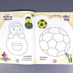 Tập Tô Màu Nhà Trẻ - Chủ Đề Đồ Dùng Và Đồ Chơi