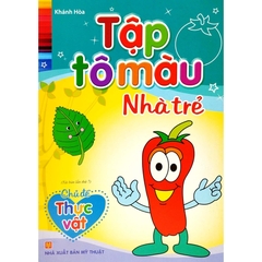 Combo 8 Cuốn Tập Tô Màu Nhà Trẻ