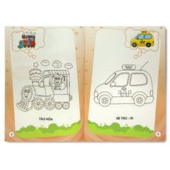 Bé Tập Tô Màu - Phương Tiện Giao Thông