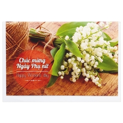 Thiệp 08/03 Phụ Nữ Grey Các Loại 00803