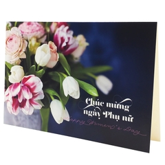 Thiệp 08/03 Phụ Nữ Grey Các Loại 00803