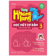 Cùng Khủng Long Học Nét Cơ Bản Quyển 3 - Bé Gái - Chữ Cái Đầu Tiên