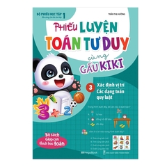 Combo 3 Cuốn Phiếu Luyện Viết Cùng Gấu Kiki 1 2 3 (Tặng Kèm 3 Bút Chì Màu Ngẫu Nhiên)