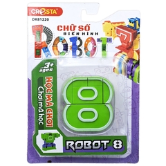 Đồ Chơi Cresta Chữ Số Biến Hình Robot 8 DK81220