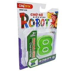 Đồ Chơi Cresta Chữ Số Biến Hình Robot 8 DK81220