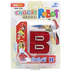 Đồ Chơi Cresta Chữ Cái Biến Hình - Robot B DK81228