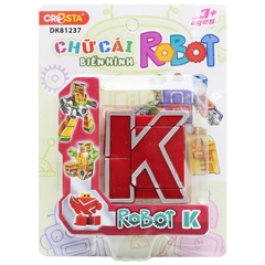 Đồ Chơi Cresta Chữ Cái Biến Hình - Robot K DK81237