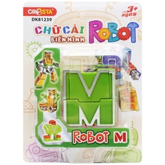 Đồ Chơi Cresta Chữ Cái Biến Hình - Robot M DK81239